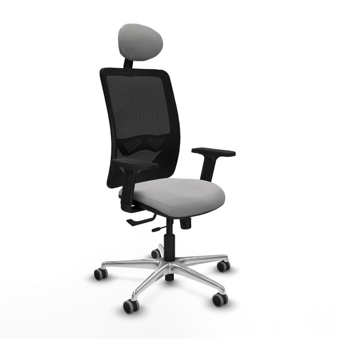 PIQUERAS Y CRESPO Silla de oficina Zulema Gris claro/Negro PIQUERAS Y CRESPO Silla de oficina Zulema Gris claro/Negro