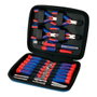 Workpro Juego de Herramientas de Precisión 27 Piezas con Mini Alicates, Cutters, Pinzas y 12 Destornilladores