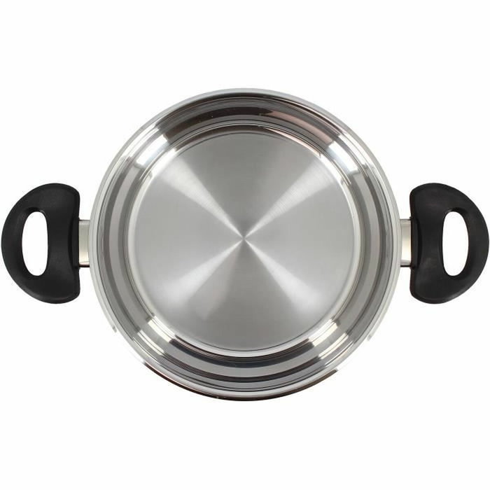 Menastyl Horno holandés de acero inoxidable 20 cm