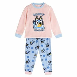 Cerdá Pijama Largo Velour Poly Aplicaciones Bluey - 6 Años