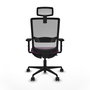 PIQUERAS Y CRESPO Silla de oficina Haches con mecanismo Sincro/Traslack, Morado y Gris