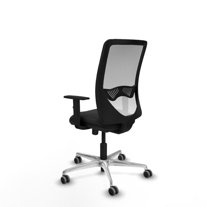 PIQUERAS Y CRESPO Silla de oficina Zulema con mecanismo Sincro, Negro y Blanco PIQUERAS Y CRESPO Silla de oficina Zulema con mecanismo Sincro, Negro y Blanco