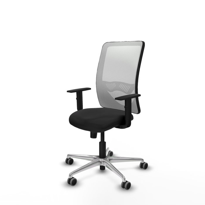 PIQUERAS Y CRESPO Silla de oficina Zulema con mecanismo Sincro, Negro y Blanco PIQUERAS Y CRESPO Silla de oficina Zulema con mecanismo Sincro, Negro y Blanco