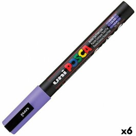 POSCA Marcador PC-3M Punta Cónica 0,9 - 1,3 mm Lila (Set de 6)