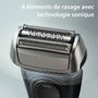 Braun Series 8 8513s Afeitadora Eléctrica Hombre, 4 Elementos de Afeitado, Wet&Dry, 60 Min Autonomía, Negra