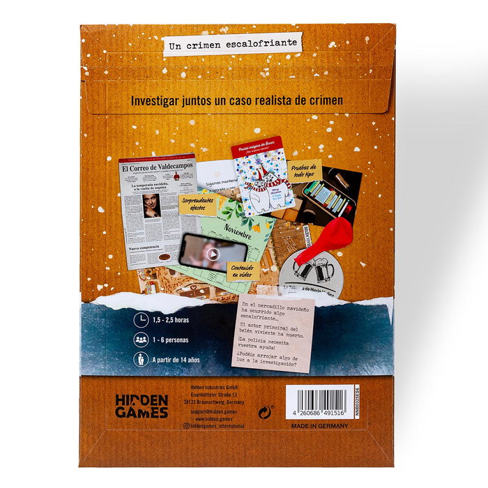 HIDDEN GAMES CASO 6 - UN CRIMEN ESCALOFRIANTE PJT106SP110 HIDDEN GAME HIDDEN GAMES CASO 6 - UN CRIMEN ESCALOFRIANTE PJT106SP110 HIDDEN GAME