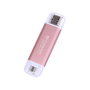 Transcend ESD310P 512 GB SSD externo con conectores USB Tipo A y Tipo C, Rosa