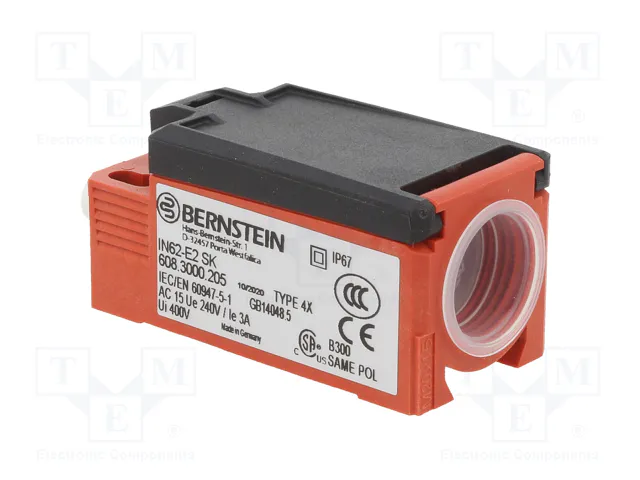 BERNSTEIN AG Interruptor de fin de carrera IN62-E2 SK NO x2 BERNSTEIN AG Interruptor de fin de carrera IN62-E2 SK NO x2