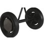 DKD Home Decor Consola Avion Metal y Madera Negro y Natural