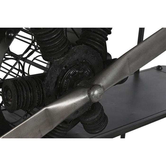 DKD Home Decor Consola Avion Metal y Madera Negro y Natural DKD Home Decor Consola Avion Metal y Madera Negro y Natural