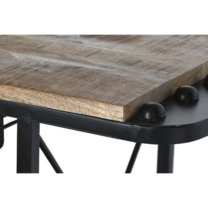 DKD Home Decor Consola Avion Metal y Madera Negro y Natural DKD Home Decor Consola Avion Metal y Madera Negro y Natural