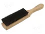 BAHCO Cepillo de alambre de doble cara con mango de madera