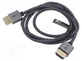 GOOBAY Cable HDMI 2.0 de 1m Negro-Gris