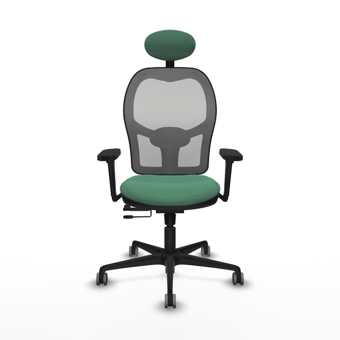 PIQUERAS Y CRESPO Silla de oficina Jorquera Verde esmeralda y Gris