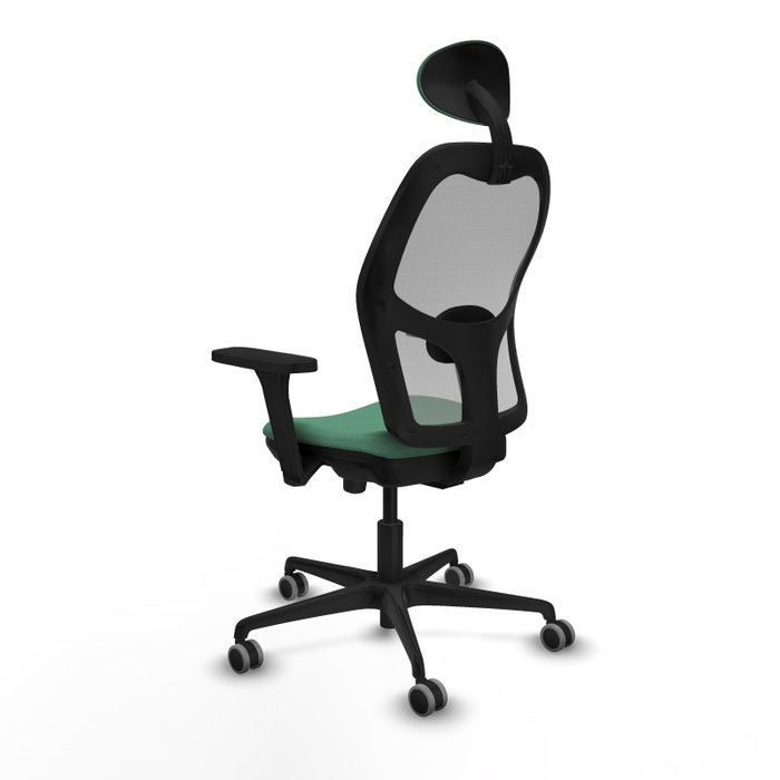 PIQUERAS Y CRESPO Silla de oficina Jorquera Verde esmeralda y Gris