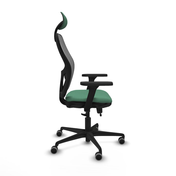 PIQUERAS Y CRESPO Silla de oficina Jorquera Verde esmeralda y Gris