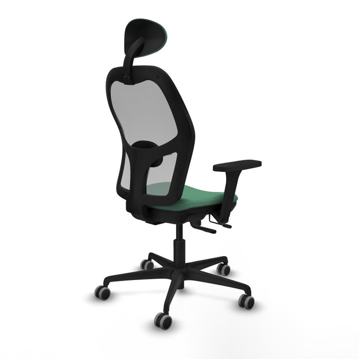 PIQUERAS Y CRESPO Silla de oficina Jorquera Verde esmeralda y Gris