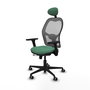 PIQUERAS Y CRESPO Silla de oficina Jorquera Verde esmeralda y Gris