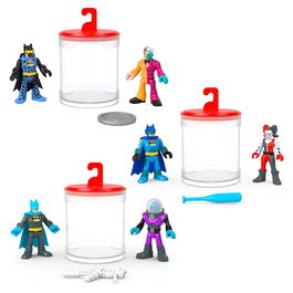 Fisher-Price Figuras DC Super Friends Imaginext HMX60 que Cambian de Color con Agua, Surtido de Figuras Articuladas para Niños +3 Años
