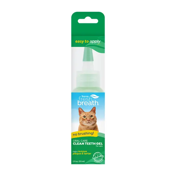 TropiClean Gel Dental Fresh Breath Sin Cepillado para Gato 59 mL