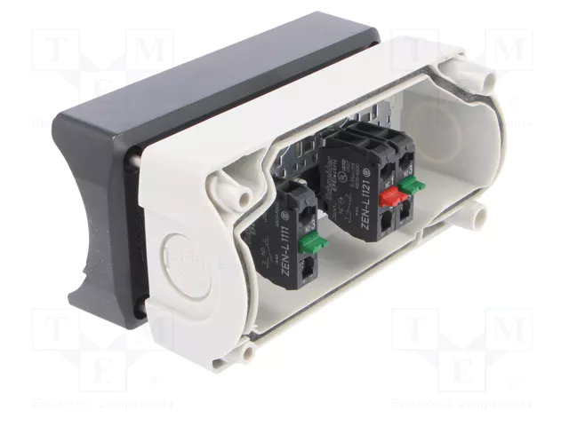 SCHNEIDER ELECTRIC Casete de control Harmony XB5 22mm Blanco/Rojo/Negro SCHNEIDER ELECTRIC Casete de control Harmony XB5 22mm Blanco/Rojo/Negro