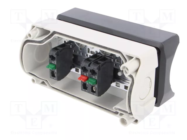 SCHNEIDER ELECTRIC Casete de control Harmony XB5 22mm Blanco/Rojo/Negro SCHNEIDER ELECTRIC Casete de control Harmony XB5 22mm Blanco/Rojo/Negro