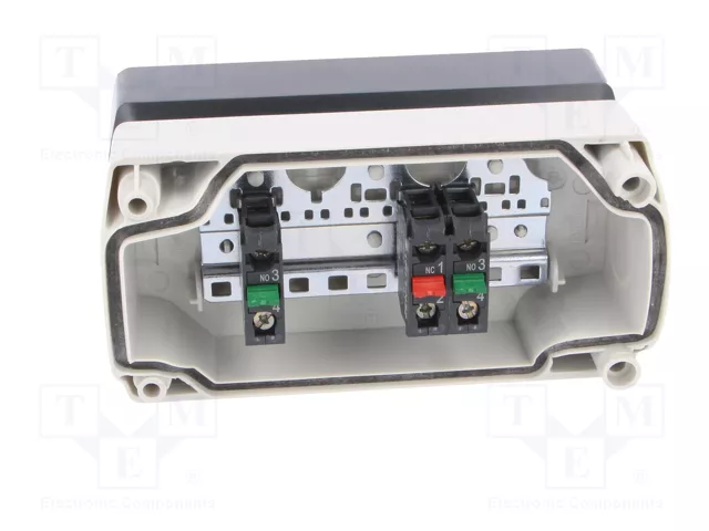 SCHNEIDER ELECTRIC Casete de control Harmony XB5 22mm Blanco/Rojo/Negro SCHNEIDER ELECTRIC Casete de control Harmony XB5 22mm Blanco/Rojo/Negro