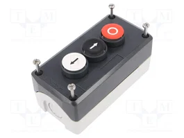 SCHNEIDER ELECTRIC Casete de control Harmony XB5 22mm Blanco/Rojo/Negro