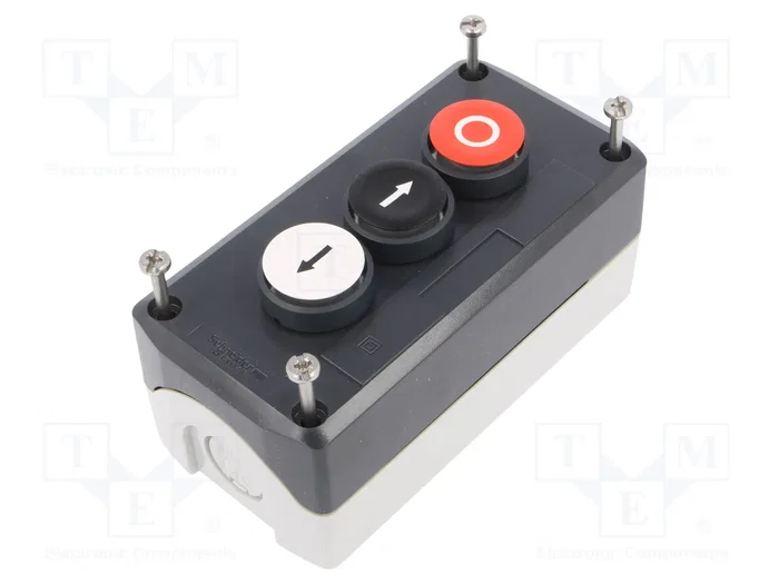 SCHNEIDER ELECTRIC Casete de control Harmony XB5 22mm Blanco/Rojo/Negro SCHNEIDER ELECTRIC Casete de control Harmony XB5 22mm Blanco/Rojo/Negro