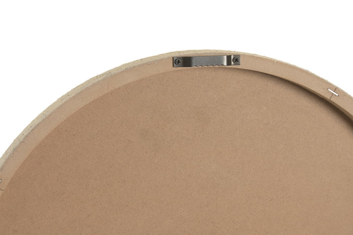 DKD Home Decor Reloj Pared Scandi Crema Beige 3.5 x 40 x 40 cm (4 Unidades)