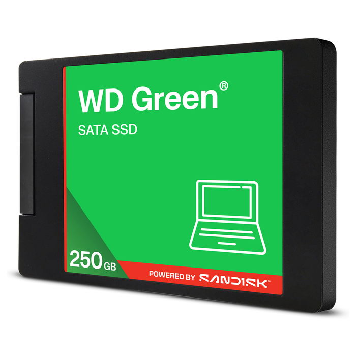 Western Digital SSD Green WDS100T5G0A 250 GB 2.5" Serial ATA III 3D NAND