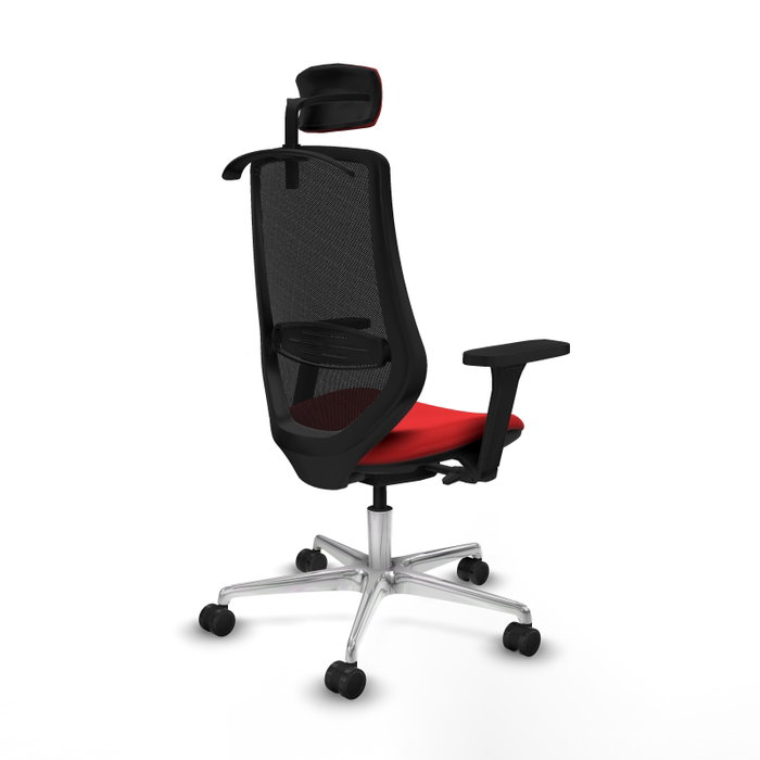 PIQUERAS Y CRESPO Silla de oficina Mardos con mecanismo Sincro/Traslack, Rojo y Negro PIQUERAS Y CRESPO Silla de oficina Mardos con mecanismo Sincro/Traslack, Rojo y Negro