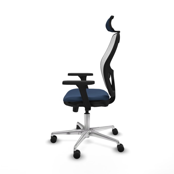 PIQUERAS Y CRESPO Silla de oficina Jorquera Azul marino y Blanco PIQUERAS Y CRESPO Silla de oficina Jorquera Azul marino y Blanco