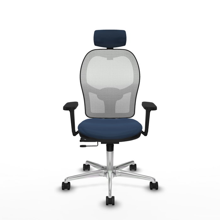 PIQUERAS Y CRESPO Silla de oficina Jorquera Azul marino y Blanco PIQUERAS Y CRESPO Silla de oficina Jorquera Azul marino y Blanco