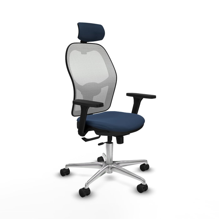 PIQUERAS Y CRESPO Silla de oficina Jorquera Azul marino y Blanco PIQUERAS Y CRESPO Silla de oficina Jorquera Azul marino y Blanco