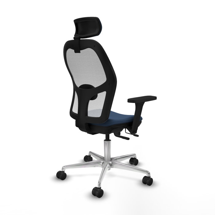 PIQUERAS Y CRESPO Silla de oficina Jorquera Azul marino y Blanco PIQUERAS Y CRESPO Silla de oficina Jorquera Azul marino y Blanco