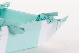 DKD Home Decor Cesta Mint India Verde Menta 34 x 34 x 34 cm (12 Unidades)