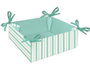 DKD Home Decor Cesta Algodón Verde Menta MINT INDIA