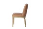 DKD Home Decor Silla de Fresno y Piel Blanco Decapé
