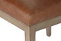 DKD Home Decor Silla de Fresno y Piel Blanco Decapé