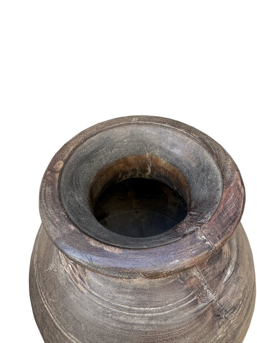 DKD Home Decor Jarrón Item Home Natural Teca 25 x 25 x 25 cm (2 Unidades) DKD Home Decor Jarrón Item Home Natural Teca 25 x 25 x 25 cm (2 Unidades)