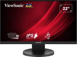 Viewsonic VG2208A Monitor LED 22" (55.9 cm) Full HD IPS, 100Hz, 5ms, Hub USB 3.2 Gen 1, DisplayPort, Altavoces, Negro, Montaje VESA 100x100 mm