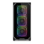 Sharkoon AK5G RGB Midi Tower Negro con Panel de Cristal Templado y 4 Ventiladores RGB Preinstalados