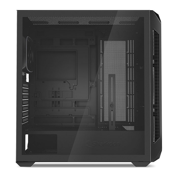 Sharkoon AK5G RGB Midi Tower Negro con Panel de Cristal Templado y 4 Ventiladores RGB Preinstalados