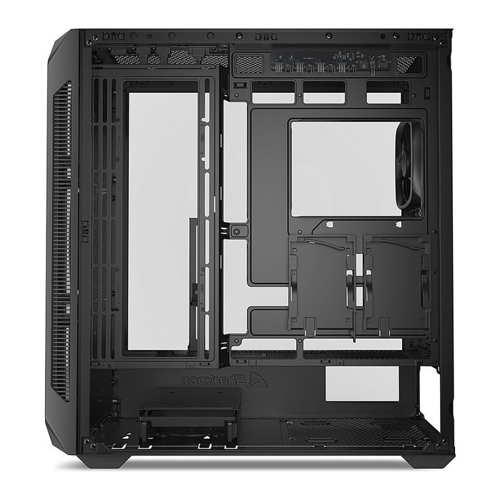 Sharkoon AK5G RGB Midi Tower Negro con Panel de Cristal Templado y 4 Ventiladores RGB Preinstalados
