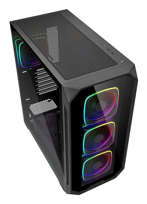 Sharkoon AK5G RGB Midi Tower Negro Sharkoon AK5G RGB Midi Tower Negro