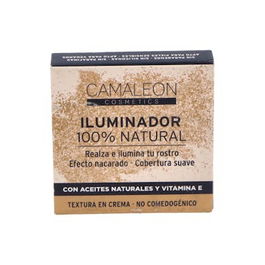 CAMALEON COSMETICS Iluminador Bronce 2.5Gr. Efecto Nacarado 100% Activos Naturales Vegano Pieles Sensibles