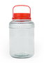 La Mediterranea Tarro de Vidrio con Tapa y Asa 12000ml 23.2x23.2x35 cm (2 Unidades)
