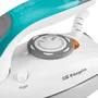 Orbegozo SV 1020 Plancha de viaje con suela antiadherente, 1100 W, Azul y Blanco
