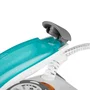 Orbegozo SV 1020 Plancha de viaje con suela antiadherente, 1100 W, Azul y Blanco